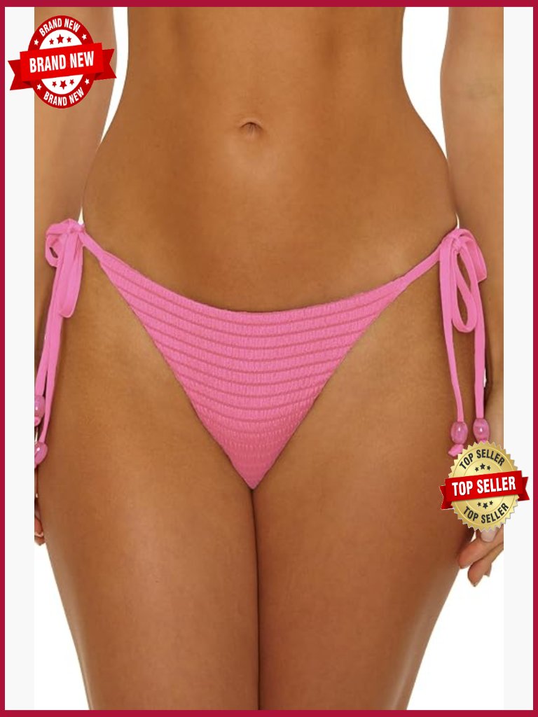 Cheeky Bikini Bottom With Adjustable Tie Sides